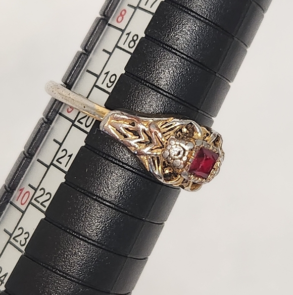 Antique Victorian Revival Ring - Picture 8 of 9